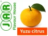 Yuzu citrus aroma címkéje, mely egy JAR aroma