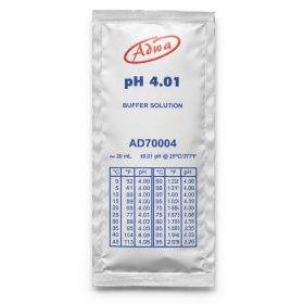4,01 pH kalibráló folyadék, ADWA, 20 ml-es tasakban