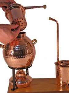 Asztali arab lepárló aromakosárral, 2 literes
