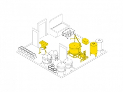 Speidel Braumeister sörfőző gép starter szett, 500 literes (a szett a sárgával jelölt darabokat tartalmazza)