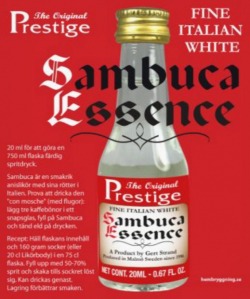 Sambuca White Prestige esszencia