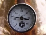 Német 1-es ipari norma minőségű gőzhőmérő pálinkafőzőkhöz